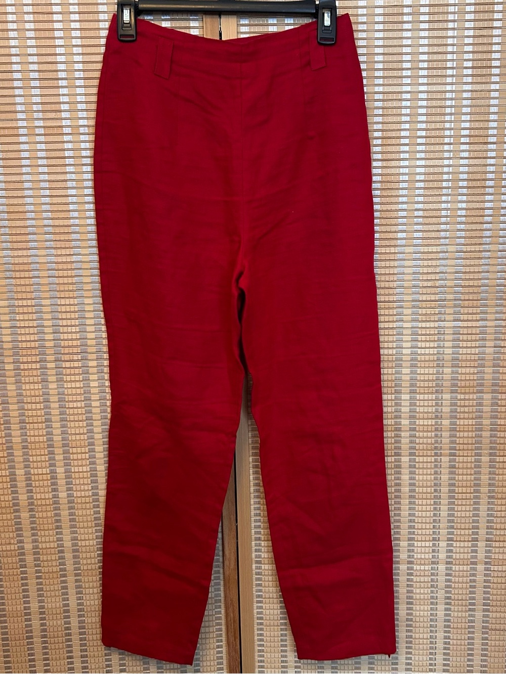 Reformation Women’s Red 100% Linen Pants Size 2